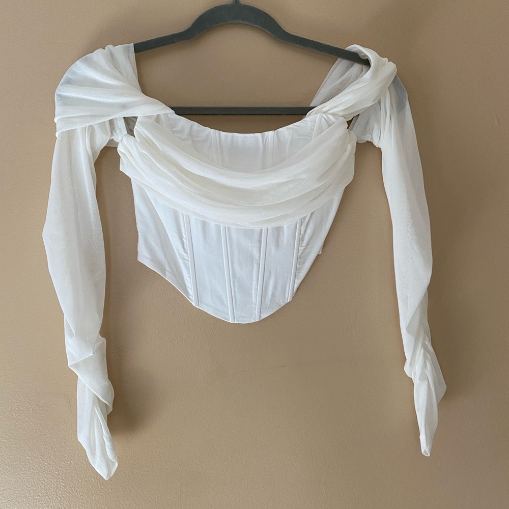 Shein crop corset